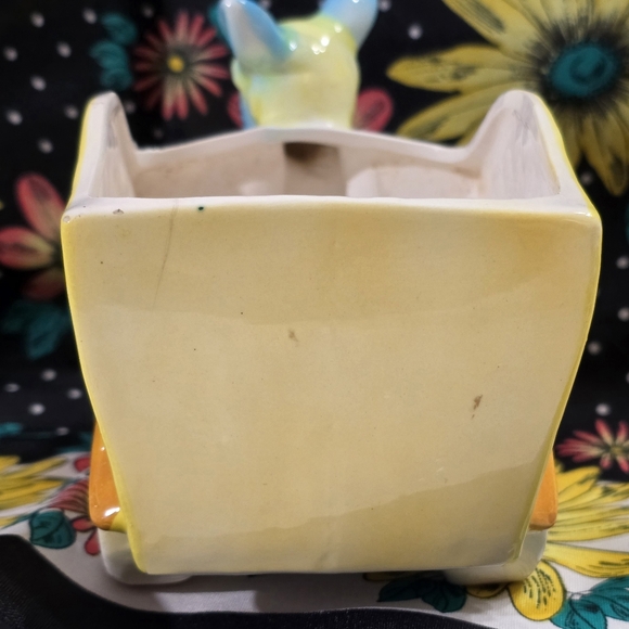 Japan Donkey Taxi Ceramic Vintage Planter Home Decor Accent - Picture 5 of 13